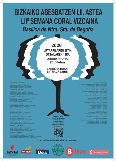 BBKANTUZ en la LII Semana Coral de Bizkaia 23/01/2026