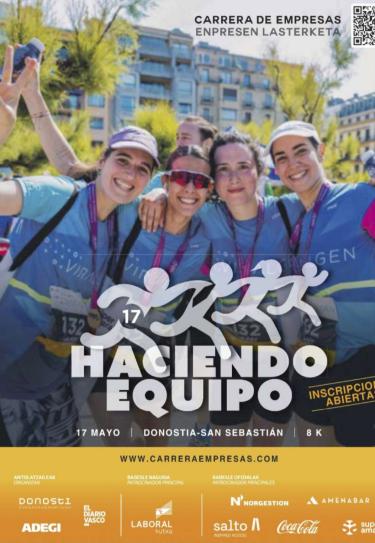 XVII carrera de empresas ADEGI en Donostia 17/05/2026